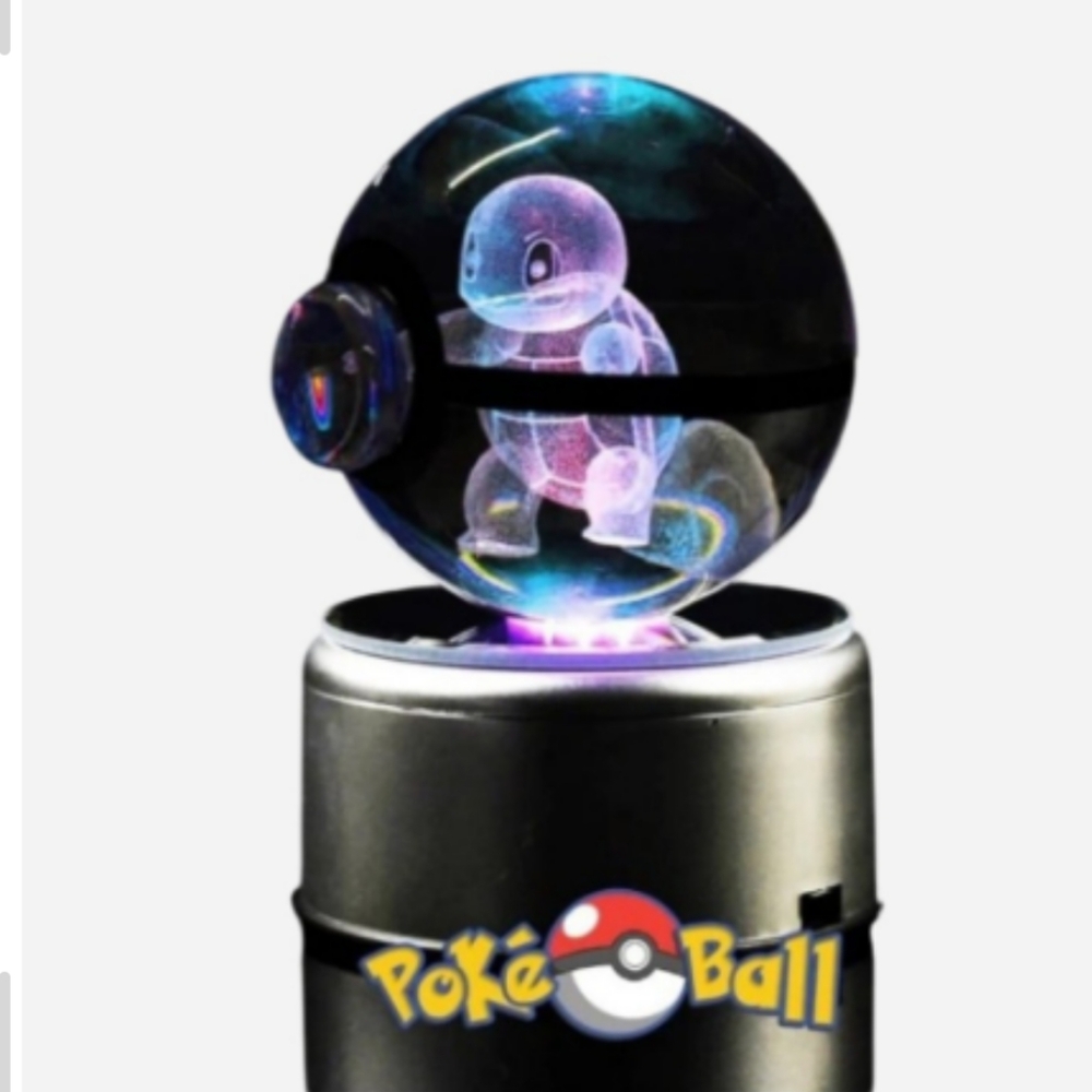 LED Pokemon Squirtle Pokeball